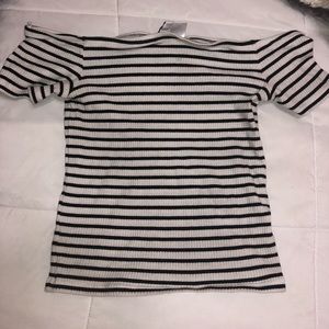 H&M cropped off the shoulder top